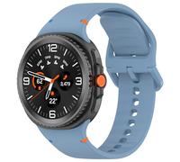 Yikamosi Sgancio Rapido Silicone Chiusura in TPU Cinturino di Ricambio per Donne e Uomini Compatibile con Samsung Galaxy Watch 8 (40MM/44MM)/8 Classic,Piccolo-Blu