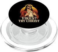Yikes? Prova Cristo Cool Gesù Meme Divertente Christian PopSockets PopGrip per MagSafe