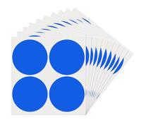 YIKIADA 100 mm Blu Bollini Adesivi Colorati - Etichette Adesive Rotonde grande - 40 Pezzi