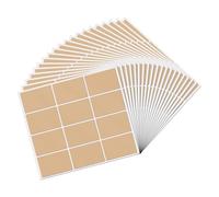 YIKIADA 240 etichette per codifica a colori, 76 × 50 mm, in vinile, rettangolari, autoadesive, impermeabili, per targhette con nome, indirizzo, trasloco, ufficio