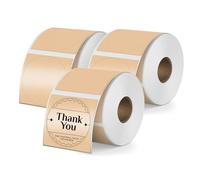 YIKIADA 900 etichette adesive rotonde in vinile per stampante termica diretta portatile, 30 mm, impermeabili, per casa, ufficio, scuola, indirizzi