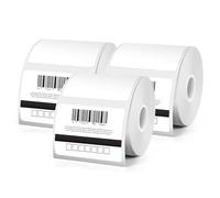 YIKIADA 900 etichette termiche bianche 40 × 30 mm, impermeabili, in vinile, autoadesive, rettangolari, per casa, ufficio, indirizzo con stampante termica M110 M220 T50M