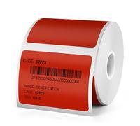 YIKIADA Etichette termiche rosse, 30 × 40 mm, in vinile, autoadesive, rettangolari, impermeabili, compatibili con M110/M220, 300 pezzi