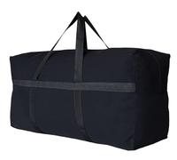 YiKitHom Borsone da viaggio extra large, nero oversize gigante, Tela nera, X-Large-38"(L) X 11"(W) X 23"(H)