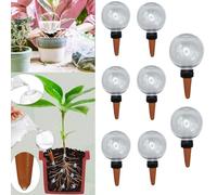 yikkiykk 8 sfere di irrigazione per piante, 500 ml, dispositivi di irrigazione automatici per piante, distributore d'acqua per l'irrigazione automatica di stanze, balconi e piante da giardino