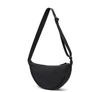 YIKOEE Crescent Small Crossbody Bag, Accessorio da Viaggio: Portafoglio a Tre Pieghe Donna, Nero, S