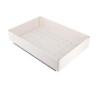 YILANJIN Cassetto Telescopico, Ripiani per Cassetti Estraibili Cucina, Cassetto Scorrevole Cucina Adesivo, Senza Bisogno di Trapano e Chiodi (Bianco, 27 CM L x 40 CM P x 9 CM A)