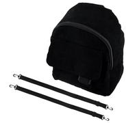 YILANJIN Corduroy Mini Zaino Borsa, Zaino da Donna Piccolo e Carino, Zaino per Viaggi, Mini Borsa a Zaino per Donna, Zaino Piccola per Ragazza, Zaino Fashion Donna, Nero