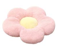YILANLAN Cuscino da pavimento in peluche a forma di fiore, carino, casual, confortevole, per ufficio, soggiorno, letto, decorazione semplice per la stanza (50 cm, rosa)
