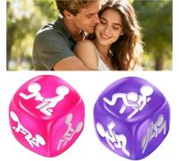 yilemeiyile 2 pezzi Dado da gioco a forma di cubo per coppie, gioco a partire dai perfetto per gruppi e coppie
