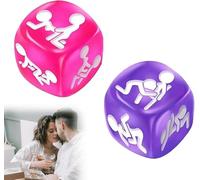 yilemeiyile Set di 2 pezzi da gioco a forma di cubo per coppie, cubi, libro di testo per coppie, gioco dell'umorismo, coppia giochi per feste, camera da letto, adulti e amanti del