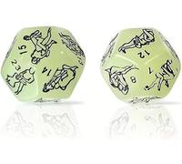 yilemeiyile Set di 2 San Valentino per Lui/Lei, Gioco di Dadi Romantico per Coppie -Idea Regalo per San Valentino, Anniversari e Natale - Ysya7fZy4
