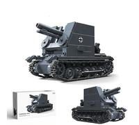 YILETKC Technik - Set di blocchi per carri armati, 502 pezzi, kit di costruzione per carri armati militari della seconda guerra mondiale, kit di costruzione di mattoni MOC, regali per adulti e