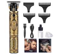 YiLFo Tagliacapelli Uomo Professionale,Macchinetta per Capelli,Rasoio Elettrico Barba, Macchinetta Barba Uomo, Precisione Trimmer, Impermeabile Regolabarba, 3 Pettini Ricarica USB per Uso Domestico
