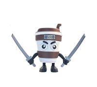 YiLianDa Italian Brainrot Figurine - Cappuccino Assassino, Lirili Larila, Brr Brr Patapim & Bombombini Gusini - Decorazioni da Scrivania Brainrot Toys 3D per Ufficio, Collezione, Regalo