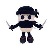 YiLianDa Peluche Italian Brainrot - Giocattolo Morbido e Divertente Cappuccino Assassino & Brr Brr Patapim, Pupazzo da Collezione per Bambini, Adulti e Appassionati