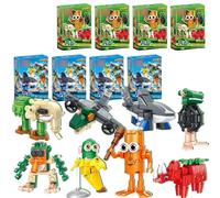 YiLianDa Set di 8 Italian Brainrot Figurine - Tung Tung Tung Sahur, Trallalero Trallala, Bombardino Crocodilo, Ballerina Cappuccina - Decorazioni da Scrivania Brainrot Toys 3D per Regalo, Collezione