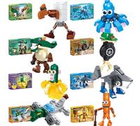 YiLianDa Set di 8 Italian Brainrot Figurine - Tung Tung Tung Sahur, Trallalero Trallala, Bombardino Crocodilo, Ballerina Cappuccina - Decorazioni da Scrivania Brainrot Toys 3D per Regalo, Collezione