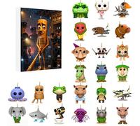 YiLianDa Tung Tung Tung Sahur Calendario dell'Avvento - 24 Giorni con Mini Figurine Brainrot | Giocattoli Collezionabili, Decorazioni Natalizie e Idee Regalo Originali