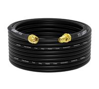 YILIANDUO 15M/49,2ft Cavo Prolunga Antenna SMA RG58 50ohms Adattatore Maschio a Femmina Bulkhead Bassa Perdita Estensione per Antenna WiFi 2G/3G/4G LTE SMA Router Wireless WLAN
