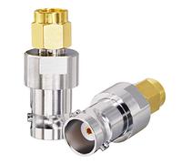 YILIANDUO 2 Piece SMA a BNC Adattatore SMA Maschio a BNC Femmina con Nebbia Salina Test Ambientale Spina per Radio Bidirezionale BaoFeng UV-5R FD-880 HAM Radio Antenna Sistemi di Telecamere