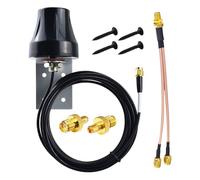 YILIANDUO Antenna 4G LTE Esterna 5dBi Mimo Impermeabile SMA Maschio con cavo splitter SMA + Adattatores TS9 per Router WiFi, Hotspot Mobile, Modem Wireless, Gateway, Fotocamera da Caccia