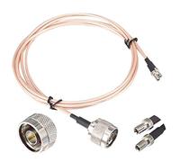 YILIANDUO Cavo Adattatore Antenna Esterna Pigtail N Maschio a Dual TS9 Maschio Connettore Ad Angolo Retto Cavo Antenna Splitter Combinatore Cavo Tipo Y Pigtail RG316 1M
