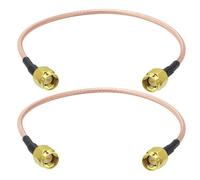 YILIANDUO Cavo di prolunga SMA maschio a SMA maschio da 2 pezzi 20CM RG316 Adattatore per cavo di prolunga per antenna coassiale RF(2 pezzi)