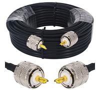 YILIANDUO Cavo RG58 15m UHF PL259 maschio-maschio bassa perdita