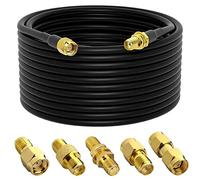 YILIANDUO Kit Cavo SMA Maschio-Femmina 10M RG58 e 5 Adattatori