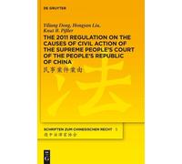 Yiliang Dong Ho The 2011 Regulation on the Causes of Civil Ac (Copertina rigida)
