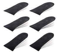 Yililay 3 Coppie Altezza Aumenta Le Solette Invisibili ascensori per Scarpe inserisce Altezza 2 Pollici di Assorbimento di Urti Elastici Assorbimento di Shock elabo