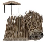 Yililay 39x20in Tetto Tetto di Paglia 2, Rotolo di Erba Messicano, pio Impermeabile Artificiale per la Barra della capanna palapa, Isolamento Pieghevole tagliabile