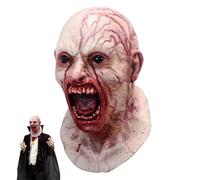 Yililay Maschera horror di Halloween 16.54x11.02 pollici, mostro malvagio demone Scary Latex Mask, inquietante sostegno in costume per Carnevale di festa
