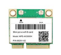 yilin WiFi 6E AX3000H Plastica Wireless Scheda di Rete BT 5.2 per Mini PCIE Adattatore Wi-Fi per Desktop/Laptop Win10