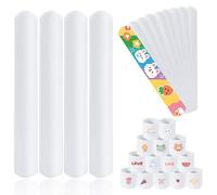YiliYa Bracciali Bianchi a Schiaffo, 100 PCS Bianco Braccialetti Slap Bianco a Scatto Slap Bracelet Fai-da-Te per Il Giorno dei Bambini, Festa di Compleanno per Bambini, Ragazzi e Ragazze
