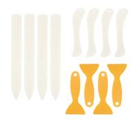 YiliYa Kit Piega Carta Plastica,12 Pezzi Strumento per Piegare Carta | Bone Folder Tool Piega Scrapbooking Paper Crease per Ufficio e Rilegatura di Libri Fatti a Mano Paper Creaser