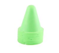 YILWPV 10 Pezzi di Attrezzatura for l'allenamento Pattinaggio sul Ghiaccio for Coni marcatori da Calcio, Allenamento per Calcio Atletica(Green)