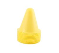 YILWPV 10 Pezzi di Attrezzatura for l'allenamento Pattinaggio sul Ghiaccio for Coni marcatori da Calcio, Allenamento per Calcio Atletica(Yellow)