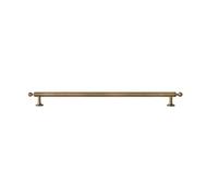 YILWPV 2 Pcs Solid Antique Brass Handle Kitchen Cabinet Pull Wardrobe Drawer Knob Furniture Dresser Handles(320mm)