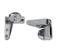 YILWPV 2 Pezzi Cerniera for Sedile WC Connettore di Montaggio for Coperchio Cerniere a Chiusura Ammortizzata for in Lega Zinco Raccordi per Fissaggio Tavoletta WC