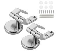 YILWPV 2 Pezzi Cerniere universali for Sedile WC di Ricambio in Lega Zinco Set Accessori for Coperchio Kit Riparazione Adatto for la Maggior Parte dei sedili per Fissaggio Tavoletta WC