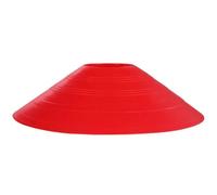 YILWPV 20 Coni for Allenamento di Calcio con Borsa a Rete, segnali, Dischi marcatori, Secchio per Calcio Atletica(Red)