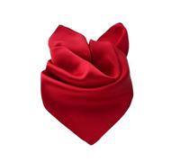 YILWPV Sciarpa di seta 1 pezzo collo da donna Sciarpe quadrate reale morbida Per Donna(Dark Red)