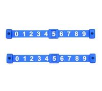 YILWPV Set da 10/20 Pezzi for Calcio Balilla, segnapunti Biliardo, Obiettivo for Gioco per Biliardo(Blue,20set)