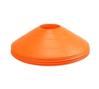 YILWPV Set di 20 Coni a Disco for Allenamento Multisport con Supporto in plastica for Partite Calcio e Pallone da per Calcio Atletica(Orange)