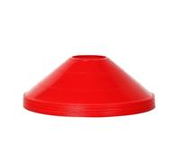 YILWPV Set di 20 Coni con Piccolo Logo Rotondo, Segnale ostacolo for l'allenamento Calcio, Accessori Sportivi per Calcio Atletica(Red)