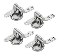 YILWPV Set di 4 Cerniere for Sedile WC in Lega Zinco Universale for, con Fissaggio del Coperchio Superiore e rondella Regolabile, Accessori Ricambio per Fissaggio Tavoletta WC