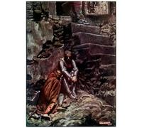 YIMACBJXX Dipinti Famosi Arte Della Tela Quadri Modemi Cristiano y esperanzado en el castillo de la duda Del progreso del peregrino por Byam Liston Shaw per Decorazioni per la Casa 60x90cm