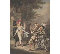YIMACBJXX Dipinti Famosi Arte Della Tela Quadri Modemi el duelo decimosegunda noche acto iii escena iv de henry william bunbury per Decorazioni per la Casa 60x90cm